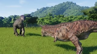 IguanodonModified VS Carnotaurus Suchomimus Baryonyx Majungasaurus and Metriacanthosaurus  JWE [upl. by Naihtsirc852]