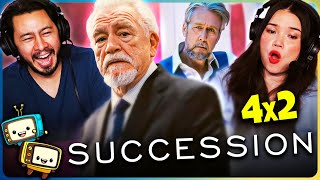 SUCCESSION 4x2 Reaction  quotRehearsalquot  First Time Watch [upl. by Aita]