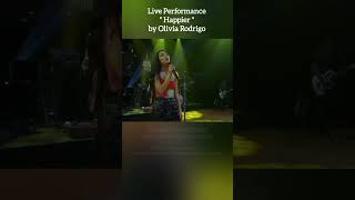 Olivia Rodrigo  Happier live performance lirik terjemahan [upl. by Mcclure]