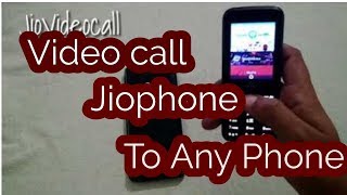 how to make video call in jio phonejio phone video calling testJiphone to Android or Iphone [upl. by Zehc]