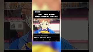 Anime epic moment haikyuuanime animeedit anime karasuno haikyuuxyn hinata volleyball anime [upl. by Theodora714]