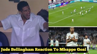 Jude Bellingham Reaction To Mbappe Goal Vs Real Betis  Mbappe First LaLiga Goal [upl. by Aciretahs]