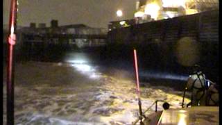 Hoylakes new RNLI lifeboat launches for first time to search Mersey in storm force conditions [upl. by Perle399]