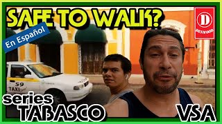 Is Villahermosa Scary 😮  Walking through Centro TABASCO Mexico  CC En Español  Tabasco VSA [upl. by Lovato]