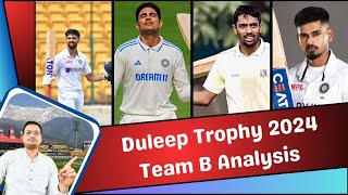 Duleep Trophy 2024 Team B Analysis  Yashasvi Jaiswal  Musheer Khan [upl. by Hayimas]