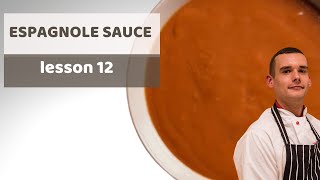 How to cook espagnole sauce [upl. by Ariayek]