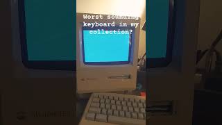 The WORST sounding keyboard in my collection retrocomputing retrocomputer macintosh shorts [upl. by Ahsratan73]