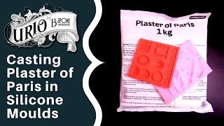 Casting Plaster of Paris in Silicone Moulds [upl. by Llehcram]