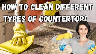 Expert Tips For Cleaning Various Countertops [upl. by Adnaloy230]