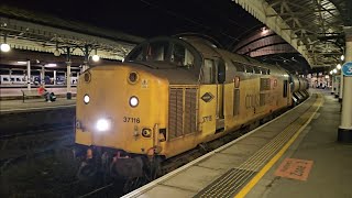 37116 amp 37254 3J51 RHTT York 81024 [upl. by Hazmah238]