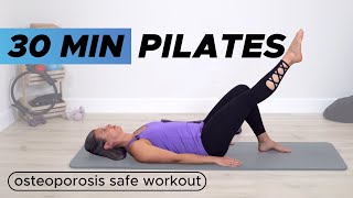 Osteoporosis Safe Workout  Neutral Spine Pilates [upl. by Elmaleh]