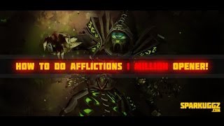 GUIDE How to reach 1000000 DPS as an Affliction Warlock in the opener [upl. by Ahsart48]