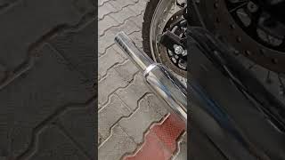 New Bullet After market Exhaust change  After market exhaust sound bullet standard Silencer Change [upl. by Edecrem]