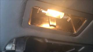 Mercedes Ml w163 interior footwell and door lights to LED [upl. by Falda]