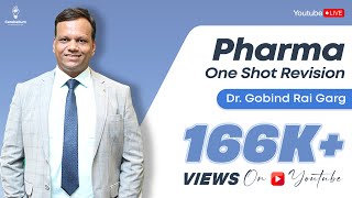 Pharma One Shot Revision by Dr Gobind Rai Garg  Cerebellum Academy [upl. by Mcclenon375]