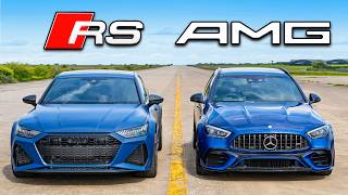 New AMG C63 v Audi RS7 Performance DRAG RACE [upl. by Wilson]