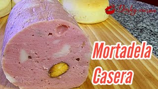 MORTADELA CASERA MUY FÁCIL DE HACER recetas embutidos mortadela chacinados fiambre [upl. by Roede]