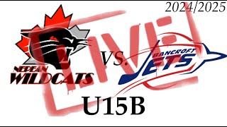 U15B Wildcats vs Bancroft Jets  North Bay Tournament 2024 [upl. by Gernhard]