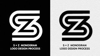 Monogram Logo Design Tutorial in Illustrator  How To Design Monogram Logos In Adobe Illustrator [upl. by Kcirreg673]