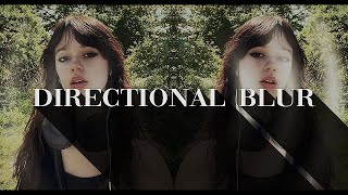 Directional Blur Preset [upl. by Oberon236]