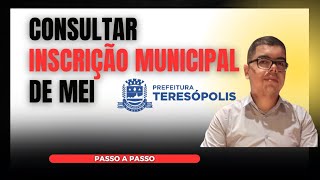 Como consultar Inscrição Municipal em TeresópolisRJ [upl. by Pich92]