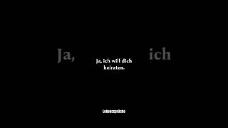 Jaaa ich will dich heiraten ❤️‍🔥zitathochzeit spruch hochzeit followme [upl. by Ahsemik678]