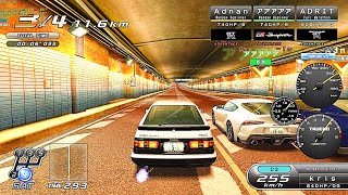 Wangan Midnight Maximum Tune 6R  AE86 Sprinter Trueno  Online Ghost VS Battle  840 HP AE86 [upl. by Edla]