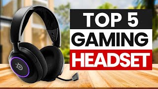 TOP 5 Best Budget Gaming Headsets 2024 [upl. by Euqinahs]