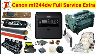 Canon mf244dw Teflon and Laser Scanner full service  How to repair Canon mf244dw printer all pro [upl. by Bethezel]