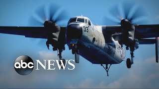 US Navy plane crashes into Pacific [upl. by Diarmuid]