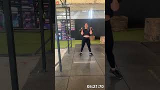 Francisca Betanzo Wod 242 throwdown rookie [upl. by Ydorb]