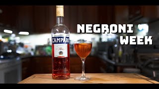 Kicking Off Negroni Week Classic Recipe [upl. by Arraeis]