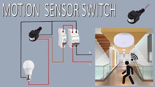 Motion Sensor light installation  PIR Motion Sensor [upl. by Cherlyn866]