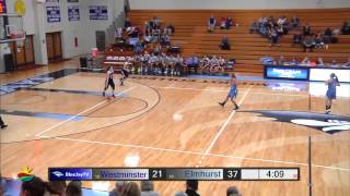 20141116 Elmhurst College Womens Basketball vs Westminster College [upl. by Arelc]