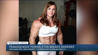 World champion powerlifter and transgender woman inspires educates others with her story [upl. by Ahseikal]