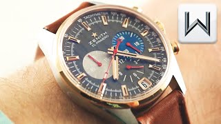 Zenith El Primero Classic Cars Chronograph 51204140027C771 Luxury Watch Review [upl. by Nicky826]