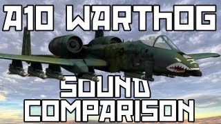 ARMA 2 A10Warthog Sound Mod Comparison [upl. by Cinderella]