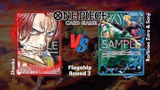 GamerShop  OPTCG  Shanks VS Zoro amp Sanji  Flagship R3  DemoTCG [upl. by Annod]