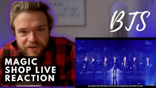 BTS  MAGIC SHOP  LIVE  REACTION [upl. by Irwin]