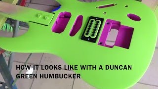 Refinishing Ibanez S series electric guitar body [upl. by Humble]