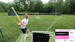 Week 2  MidCity Moonshots vs IA Icemen  2024 IWL Wiffle Ball [upl. by Eleen]