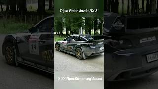 3 Rotor Mazda RX8  Insane 20B Rotary Sound hillclimbmonster [upl. by Ambur]