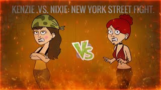 Kenzie vs Nixie  NEW YORK STREET FIGHT Official Video [upl. by Carl402]