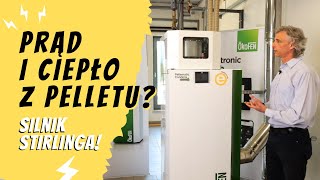 Dom Niezależny Energetycznie z kotłem na pellet  silnik Stirlinga kogeneracja energia oze [upl. by Norbie]