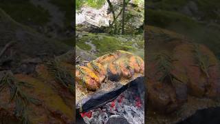 Doğal Taş Üzerinde Portakal Soslu Norveç Somonu 🐟  Norwegian Salmon on Natural Stone [upl. by Rich]