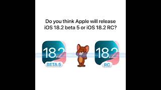 iOS 182 RC and iOS 182 beta5 released on Apple Monday morning 👆👆👆👀👀ios18 apple iphone [upl. by Cayla]