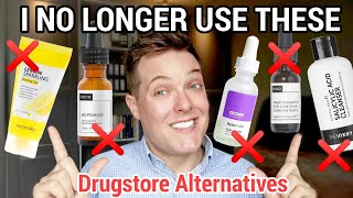 SKINCARE I NO LONGER BUY  amp Better Drugstore Dupes [upl. by Andromache]