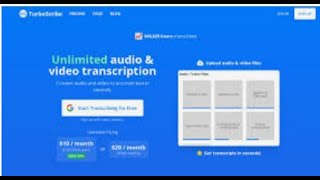 How to transcribe video or audio file into text for free with AI  Turboscribe [upl. by Asuncion]