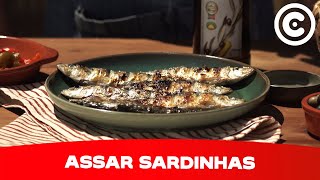 Como Assar Sardinhas na Grelha  Receita de Peixe [upl. by Lebam589]