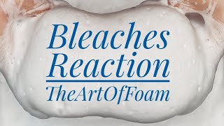 Doing The Latest Trends Bleaches Reaction VanishClorox read the description ⚠️  TheArtOfFoam [upl. by Eenram743]